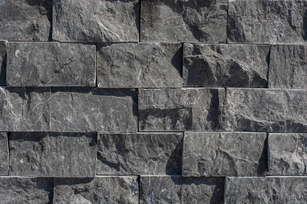 Декоративний фон кубічної кам'яної стіни — стокове фото