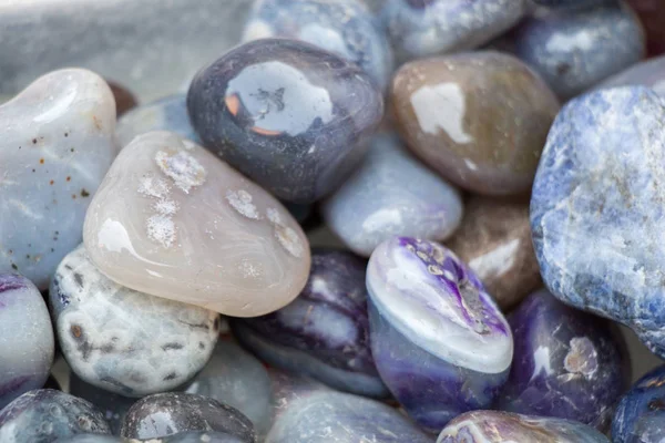 Set of natural mineral gemstones — Stock Photo, Image