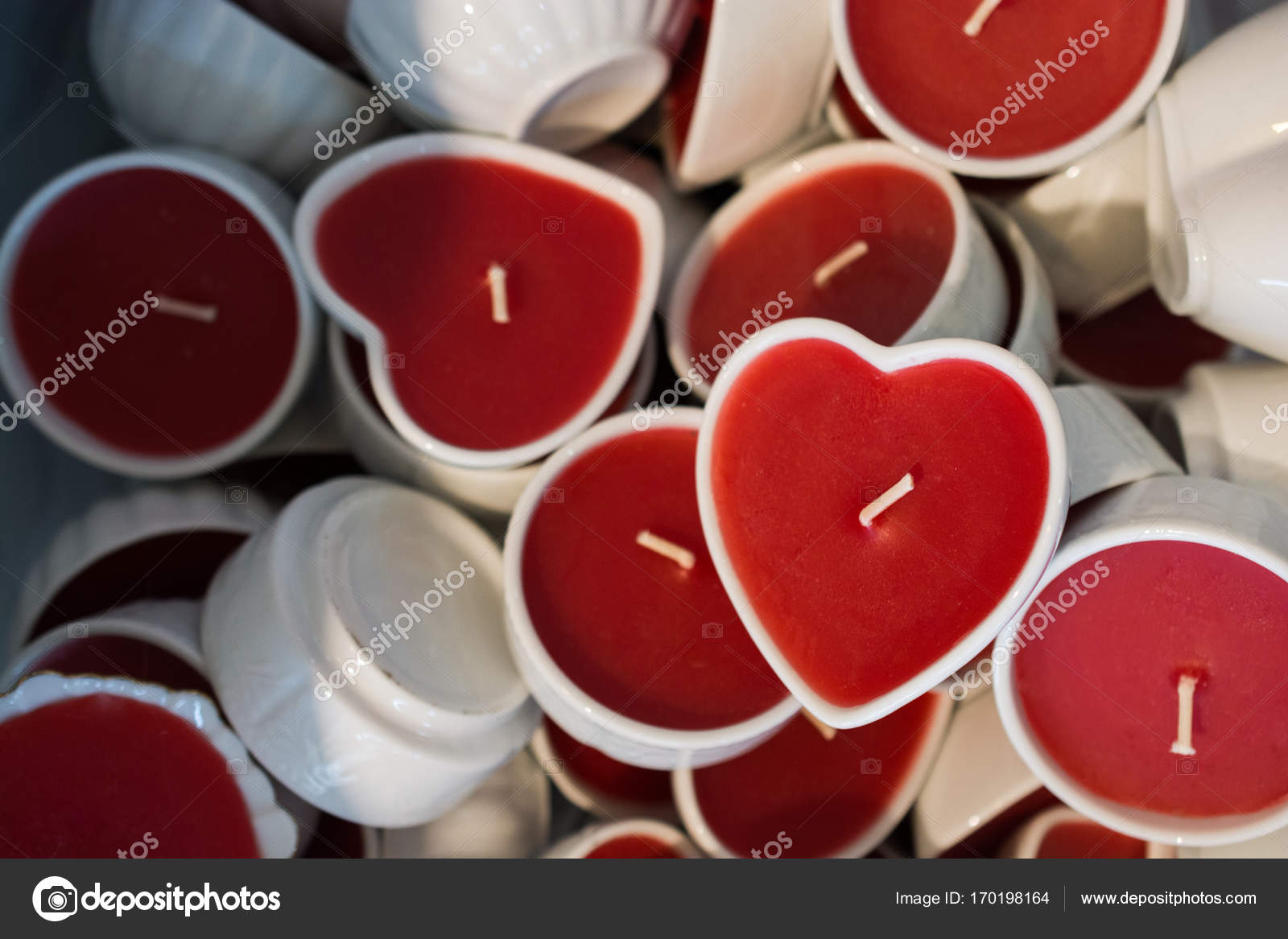 Heart shaped colorful decorative objects — Stock Photo © turgayada