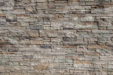 Taşlar aynı türde yapılmış duvar