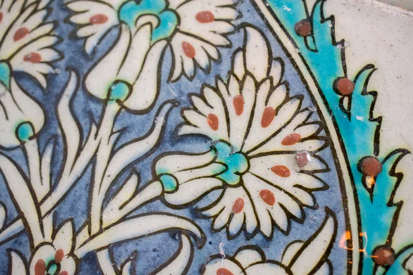 Otomano antigo artesanal azulejos turcos — Fotografia de Stock