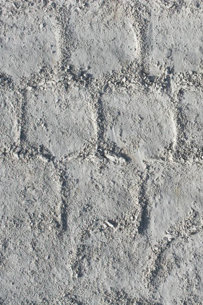 Mönster på hällde färska betongytan — Stockfoto