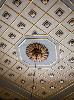 Ahşap üzerine geometrik desenleri ile Osmanlı sanat