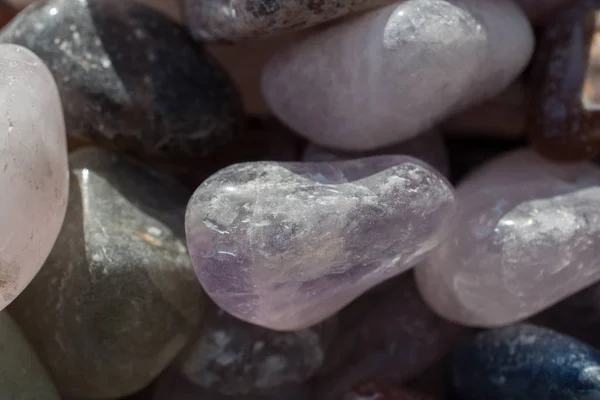 Set of natural mineral gemstones — Stock Photo, Image