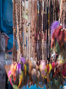 Güzel kuş tüyleri dekoratif amaçlar için
