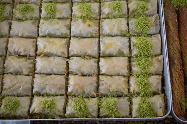 Doces Deserto Tradicionais Turcos Mercado — Fotografia de Stock