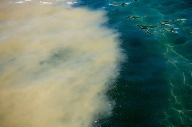 su yüzey dokusunu arka plan olarak yararlı