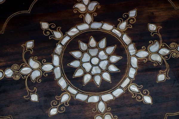 Ottoman Art Example Mother Pearl Inlays — Stock Photo, Image