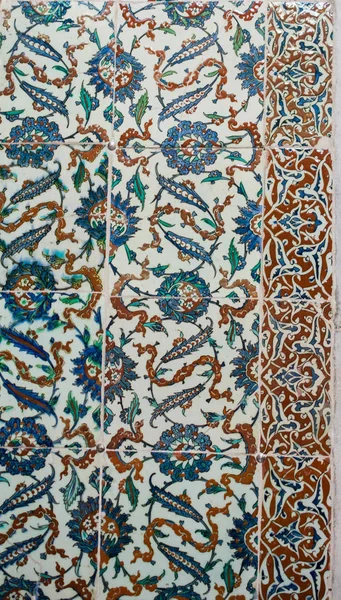 Османські Стародавні Турецькі Крильця Квітковими Візерунками — стокове фото
