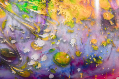 Renkli arkaplanda Grunge soyut boya desenleri