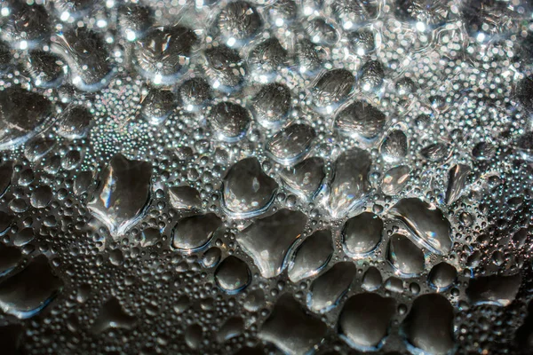 Background Covered Water Drops Close View — Stock Photo, Image