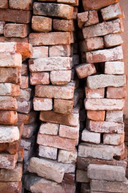 Konut Yapı Sanayi için kullanılan tuğla blok yığını