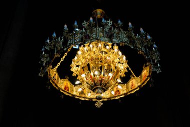 İç dekorasyon için eski stil tavan lambaları