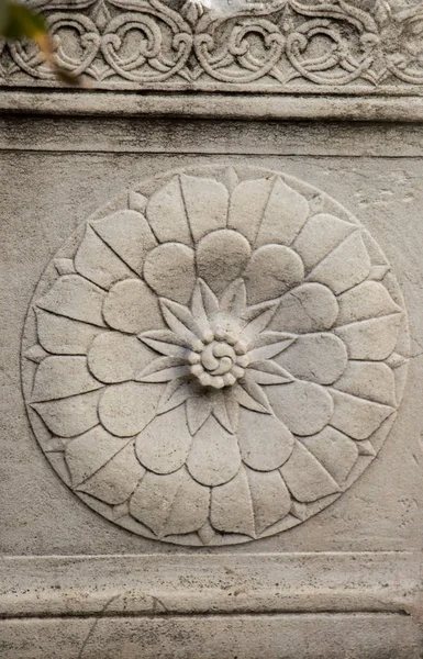 奥斯曼大理石雕刻艺术的细节 — 图库照片