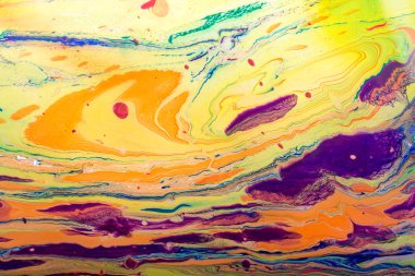 Renkli arkaplanda Grunge soyut boya desenleri