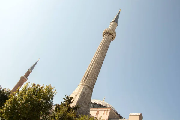 Minaret Made Stone Ottoman Time Mosques — Stock Photo, Image
