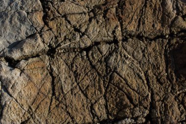 Arka plan dokusu olarak doğal kaya veya taş yüzeyi