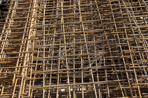 Demir çubuklar inşaat için beton çubukları güçlendirir