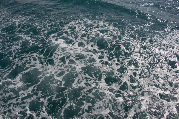 Superficie Dell Acqua Come Sfondo Con Schiuma Bolle — Foto Stock