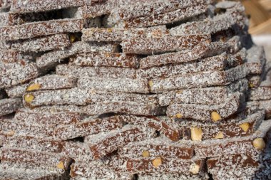 Türk stili meyve hamuru atıştırmalık olarak kurutuldu