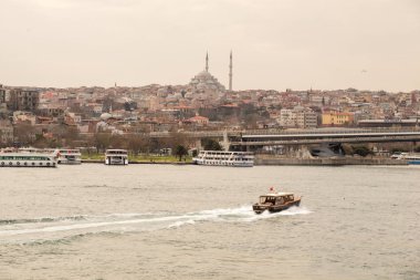 İstanbul Altın Boynuzu 'ndan bir manzara