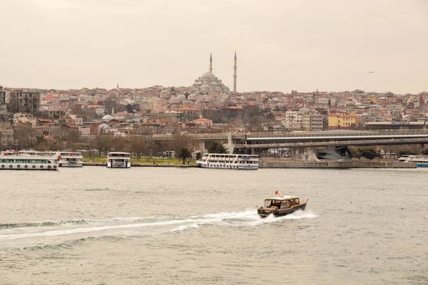 Uma Vista Corno Dourado Istambul — Fotografia de Stock