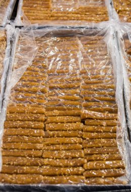 Türk stili meyve hamuru atıştırmalık olarak kurutuldu