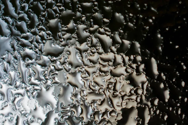 Background Covered Water Drops Close View — Stock Photo, Image