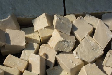 Kokulu el yapımı organik sabun koleksiyonu