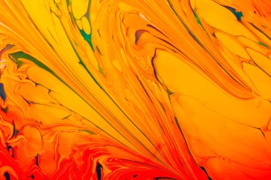 Renkli arkaplanda soyut boya desenleri