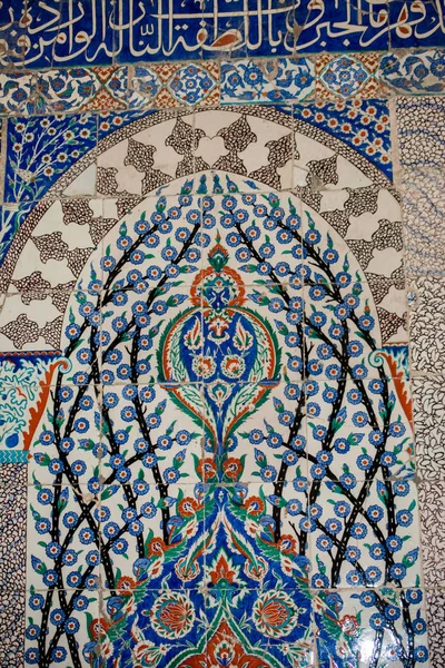 Ottoman ancient Handmade Turkish Tiles — Stock Photo, Image