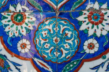  Osmanlı eski el yapımı Türk çini