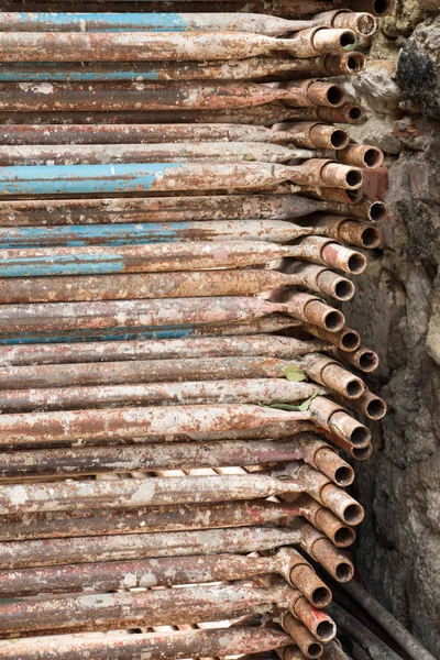 Superfície de metal como padrão de textura de fundo — Fotografia de Stock