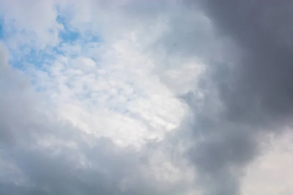 White Color Clouds Found Blue Sky Background — Stock Photo, Image