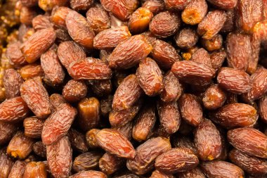 Kuru tarihlerde bir pazar yeri, yığını