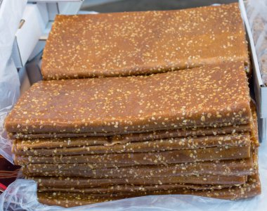 Meyve hamuru gıda snack gibi kurutulmuş