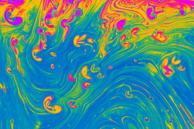 Soyut grunge sanat arkaplan dokusu renkli boya çıkıntıları ile