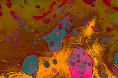 Soyut grunge sanat arkaplan dokusu renkli boya çıkıntıları ile