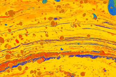 Soyut grunge sanat arkaplan dokusu renkli boya çıkıntıları ile