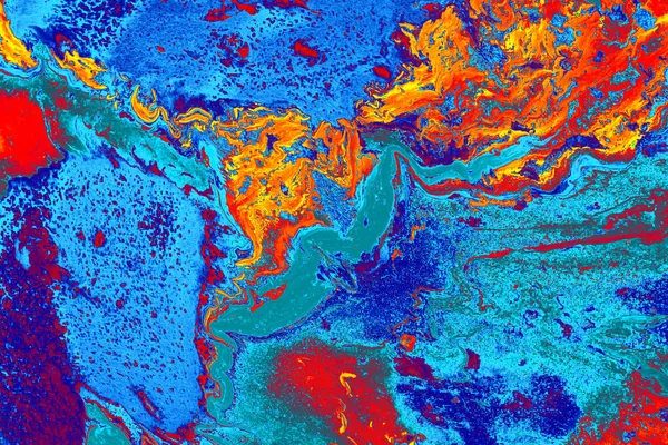 Soyut grunge sanat arkaplan dokusu renkli boya çıkıntıları ile