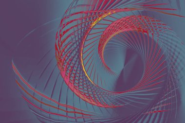 Renkli sarmal soyut dairesel dönen sarmal 