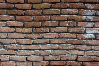 Arka plan dokusu olarak yıpranmış eski grunge tuğla duvar 