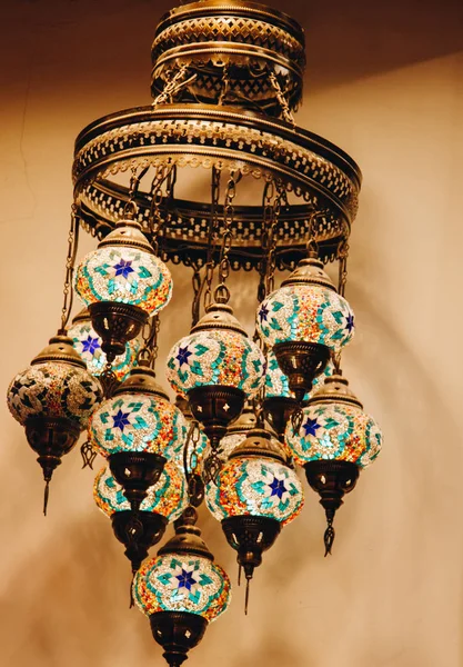Mosaico lámparas otomanas de Gran Bazar — Foto de Stock