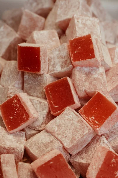 Traditional turkish delight  lokum candy