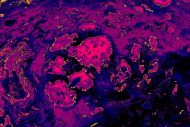 Soyut grunge sanat arkaplan dokusu renkli boya çıkıntıları ile