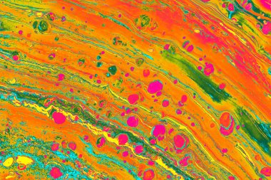 Soyut grunge sanat arkaplan dokusu renkli boya çıkıntıları ile