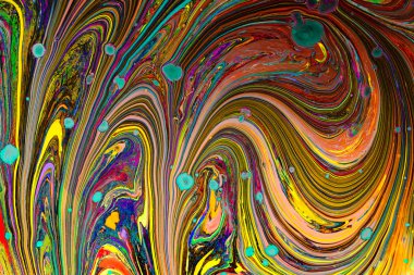 Soyut grunge sanat arkaplan dokusu renkli boya çıkıntıları ile