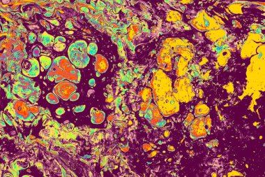 Soyut grunge sanat arkaplan dokusu renkli boya çıkıntıları ile