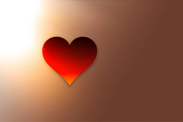 Sevgililer günü arka plan kırmızı kalp şeklinde aşk kavram olarak — Stok fotoğraf
