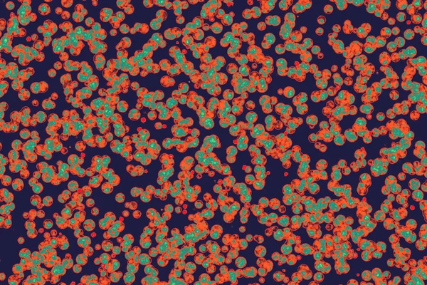 Forme des cellules bactériennes : coques, bacilles, bactéries spirilleuses — Photo